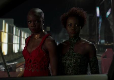 Okoye and Nakia is picked up by Everett Ross.